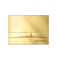 Кнопка Berges для инсталляции NOVUM F9 двухрежимная золото глянец 040059