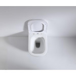 Унитаз подвесной beWash SCHUTZ безободковый с сиденьем микролифт белый глянец BKWHR002510