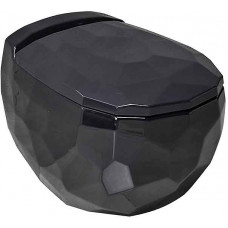 Унитаз подвесной beWash BEKINGER с функцией биде сиденье микролифт чёрный глянец 87303606