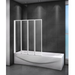 Шторка для ванны Cezares Relax V-4-90/140-C-Bi стекло прозрачное
