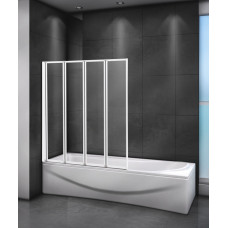 Шторка для ванны Cezares Relax V-4-90/140-C-Bi стекло прозрачное