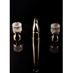 Смеситель Boheme Crystal для умывальника с высоким изливом 292-CRST золото Смеситель Boheme Crystal для умывальника с высоким изливом 292-CRST золото
