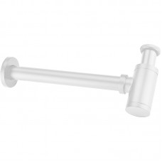 Сифон для раковины Boheme 609-MW без клик-клака Matt White белый матовый