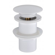 Донный клапан Boheme для раковины, автомат клик-клак MAT White белый матовый Донный клапан Boheme для раковины, автомат клик-клак MAT White белый матовый