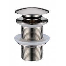 Донный клапан Boheme для раковины, автомат клик-клак Nikel Brush никель матовый Донный клапан Boheme для раковины, автомат клик-клак Nikel Brush никель матовый