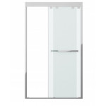 Дверь в нишу Bravat Stream 120 раздвижная, двойная, прозрачное стекло BD120.4203S