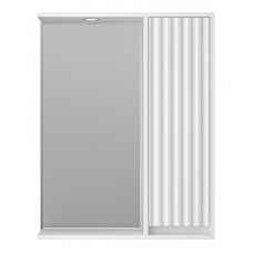 Зеркало-шкаф Brevita Balaton 65 LED белый правый BAL-04065-01-П