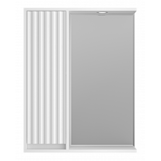 Зеркало-шкаф Brevita Balaton 65 LED белый левый BAL-04065-01-Л