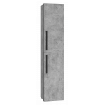 Шкаф-пенал Brevita ROCK 35 подвесной бетон светло-серый правый ROCK-05035-48-2П