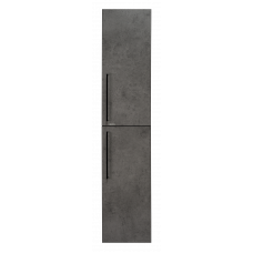 Шкаф-пенал Brevita ROCK 35 подвесной бетон темно-серый правый ROCK-05035-50-2П