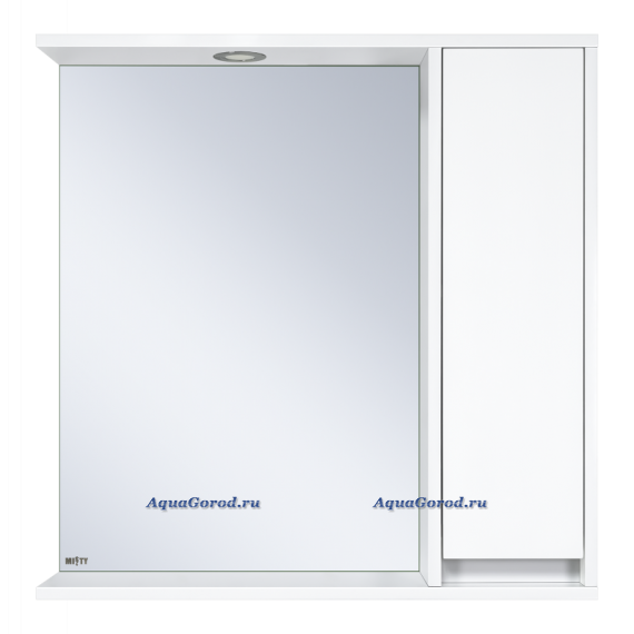 Зеркало-шкаф Misty Алиса 75 подвесной правый белый Э-Али04075-01П Зеркало-шкаф Misty Алиса 75 подвесной правый белый Э-Али04075-01П