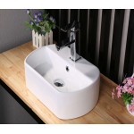 Раковина CeramaLux накладная 440х290х130 овальная белый глянец 9293 Раковина CeramaLux накладная 440х290х130 овальная белый глянец 9293