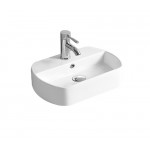 Раковина CeramaLux накладная 440х290х130 овальная белый глянец 9293 Раковина CeramaLux накладная 440х290х130 овальная белый глянец 9293