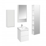 Зеркало-шкаф Aquaton Сканди 45 белый матовый 1A252002SD010