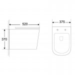 Унитаз подвесной BelBagno GENOVA безободковый белый BB1102CH Унитаз подвесной BelBagno GENOVA безободковый белый BB1102CH