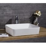 Раковина CeramaLux накладная 480х375х135 прямоугольная белый глянец 9103 Раковина CeramaLux накладная 480х375х135 прямоугольная белый глянец 9103