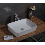 Раковина CeramaLux накладная 480х375х135 прямоугольная белый глянец 9103 Раковина CeramaLux накладная 480х375х135 прямоугольная белый глянец 9103