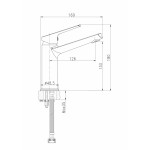 Смеситель Cersanit Flavis для раковины, хром A63037