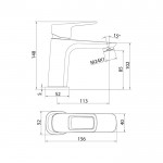 Смеситель Iddis Spin SPISB00i01 для умывальника