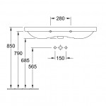 Раковина Villeroy & Boch Avento 4156 A5 01 100х47