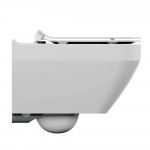 Унитаз подвесной Cersanit CREA SQUARE CLEAN ON DPL EO SLIM с быстросъемным тонким сиденьем микролифт A63115