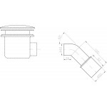 Редуктоp сифона Ravak 40/50 мм X01304