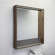 Зеркало Comforty Томари-70 LED дуб темно-коричневый 00-00005791CF