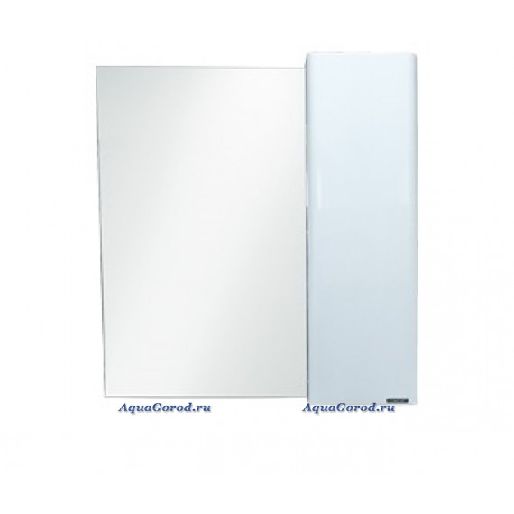 Зеркало-шкаф Comforty Неаполь 80 белый