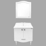 Тумба с раковиной Comforty Монако 80-1 белый глянец 80 см 00004136578CF