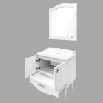 Тумба с раковиной Comforty Монако 80-1 белый глянец 80 см 00004136578CF
