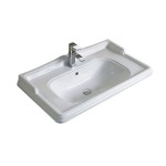 Тумба с раковиной Comforty Монако 80-1 белый глянец 80 см 00004136578CF
