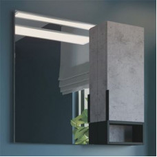 Зеркало-шкаф Comforty Франкфурт 90 бетон светло-серый 00-00006504CF
