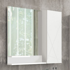 Зеркало-шкаф Comforty Мерано 90 белый матовый 00-00010664CF