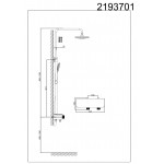 Душевая система D&K термостатическая хром DA2193701B17