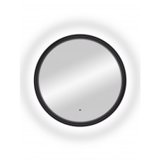 Зеркало Континент Planet black Led D 800 с бесконтактным сенсором, теплая подсветка