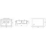Мойка кухонная Dr.Gans Астра 78х51 искусственный мрамор серый 25.060.E0780.410