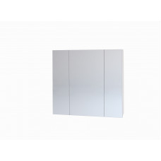 Зеркальный шкаф Dreja Almi 80 с 3 дверцами белый лак