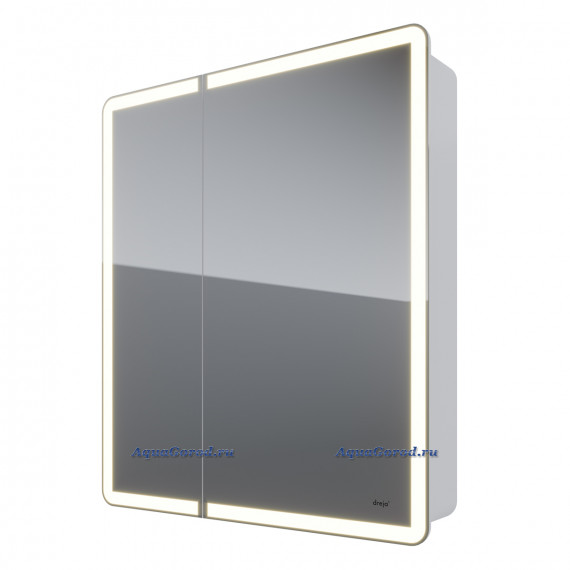 Зеркало-шкаф Dreja Point 70 LED-подсветка с бесконтактным выключателем 2 дверки 99.9033