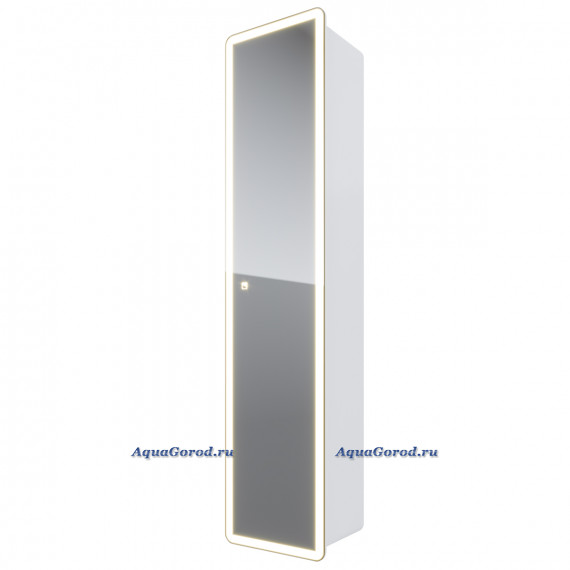Пенал Dreja Point 40 подвесной зеркальный с сенсорным выключателем 99.9035