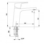 Смеситель для раковины Eca Tiera 102108989EX