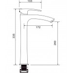 Смеситель для раковины Gappo G07-6 G1007-16