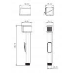 Лейка для биде Lemark LM8076C хром