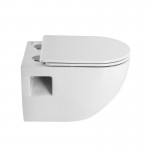 Унитаз подвесной Cezares ECO CZR-526-TH-R/2040SC безободковый, с сиденьем дюропласт Soft Close