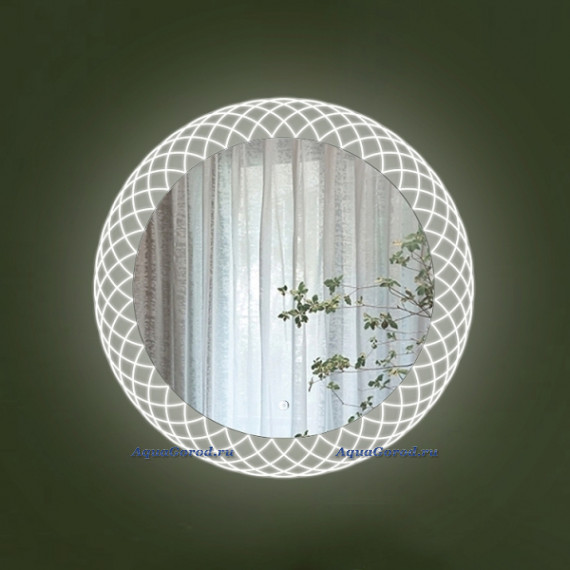 Зеркало Esbano круглое со встроенной подсветкой 80 см ES-3596LD