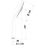 Лейка душевая Lemark LM0315C 5-функциональная, хром