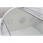 Душевая кабина Frank F400 white с низким поддоном 100х100х200