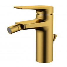 Смеситель WasserKraft Aisch 5506 для биде, с донным клапаном, матовое золото