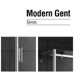 Душевое ограждение Gemy Modern Gent 150х90 прозрачное стекло хром S25191B-A6-90