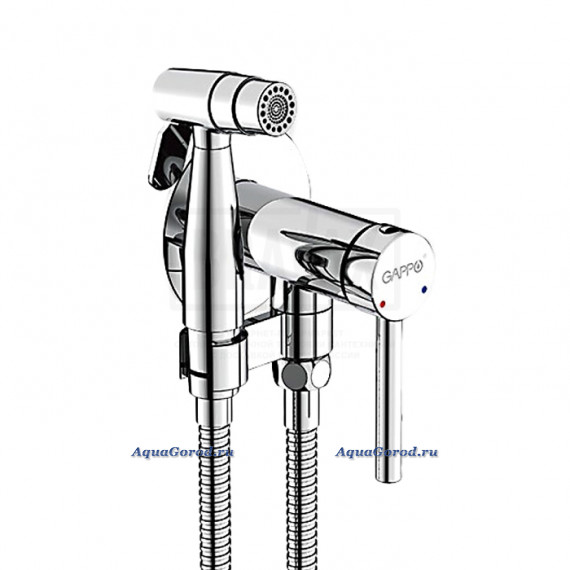 Гигиенический душ Gappo встраиваемый хром G7206