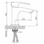 Смеситель для раковины Gappo G1007-6